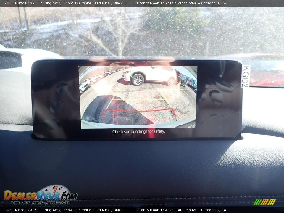 2021 Mazda CX-5 Touring AWD Snowflake White Pearl Mica / Black Photo #14