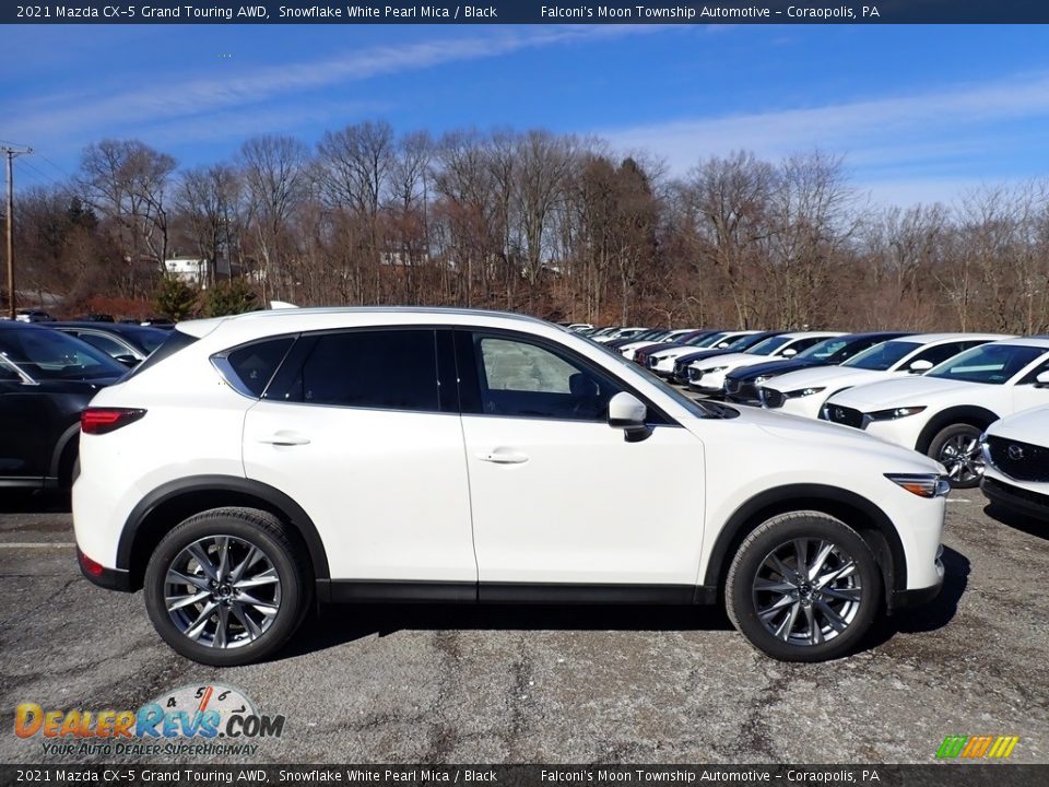 2021 Mazda CX-5 Grand Touring AWD Snowflake White Pearl Mica / Black Photo #1