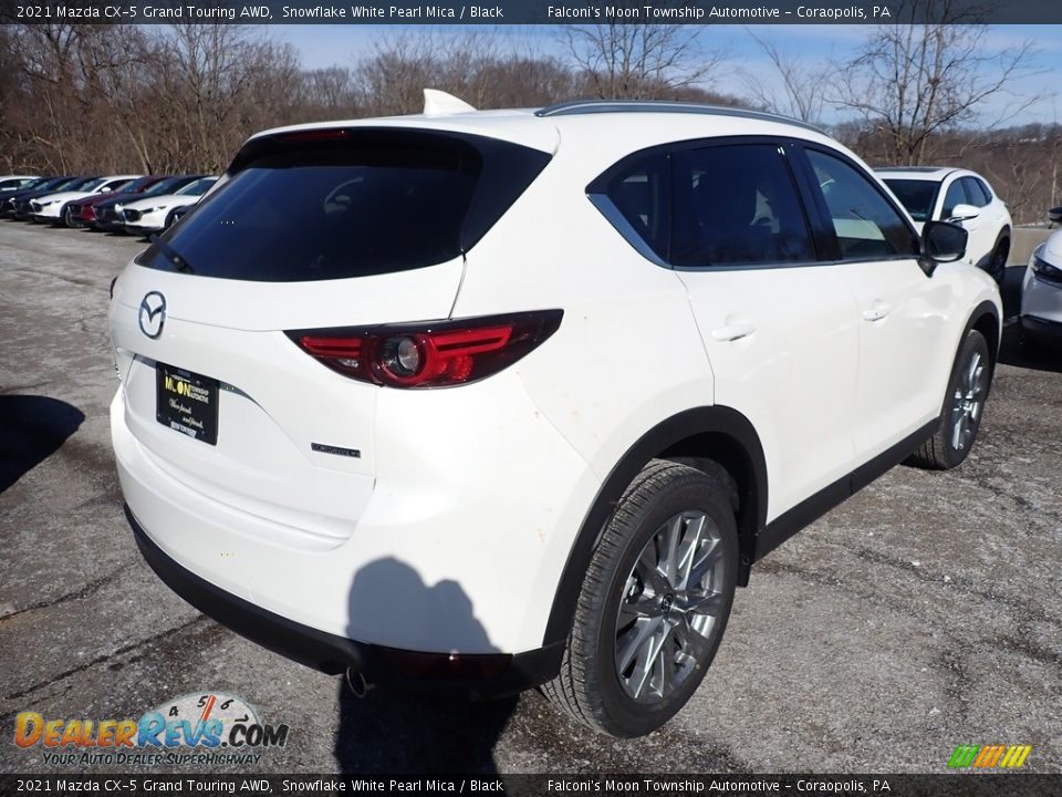 2021 Mazda CX-5 Grand Touring AWD Snowflake White Pearl Mica / Black Photo #2