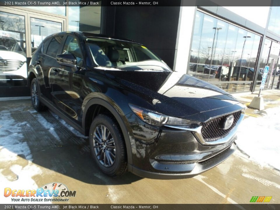 2021 Mazda CX-5 Touring AWD Jet Black Mica / Black Photo #1