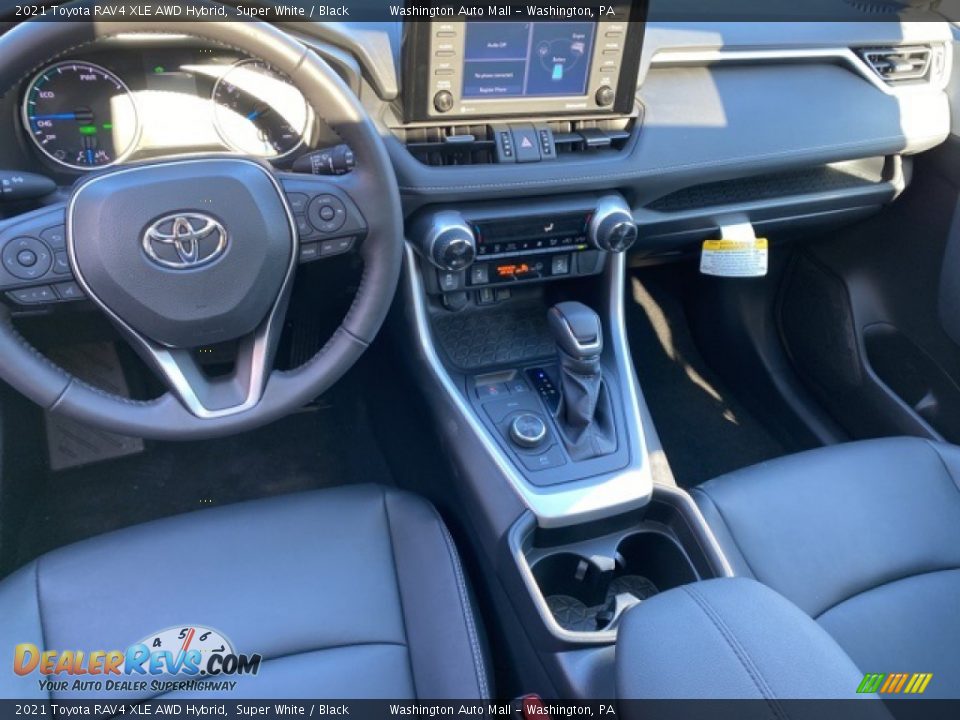 Dashboard of 2021 Toyota RAV4 XLE AWD Hybrid Photo #3