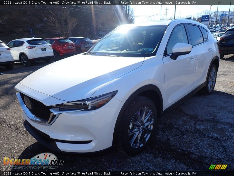 2021 Mazda CX-5 Grand Touring AWD Snowflake White Pearl Mica / Black Photo #5