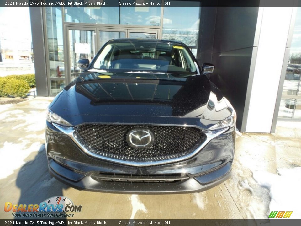 2021 Mazda CX-5 Touring AWD Jet Black Mica / Black Photo #2