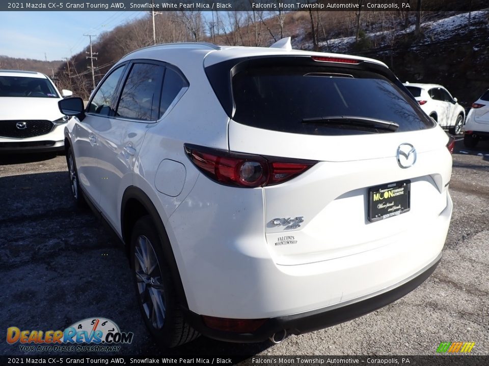 2021 Mazda CX-5 Grand Touring AWD Snowflake White Pearl Mica / Black Photo #6