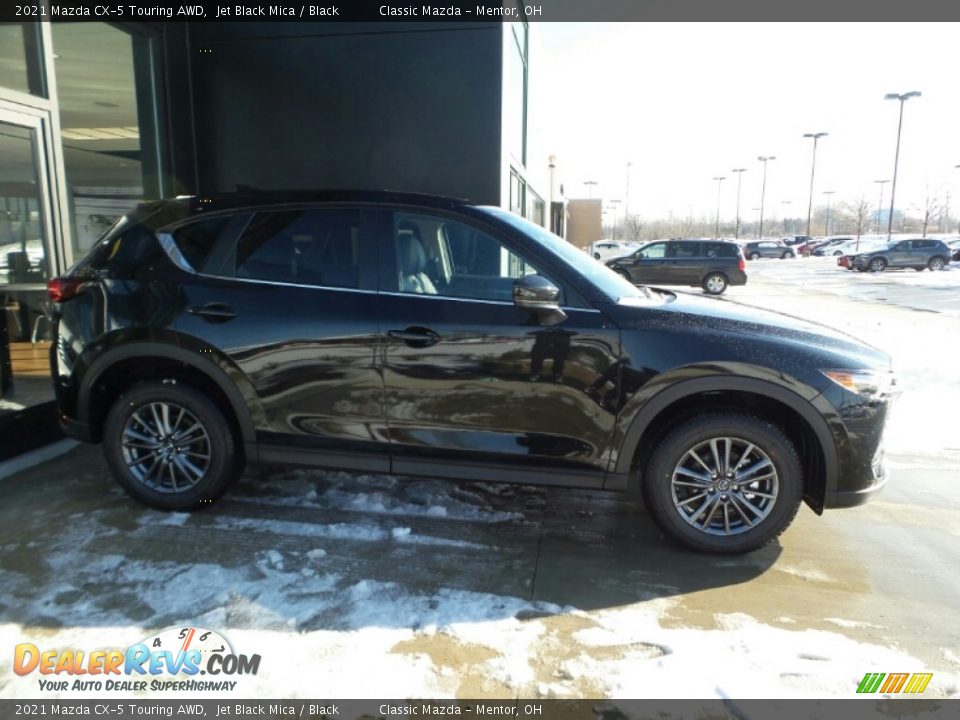 2021 Mazda CX-5 Touring AWD Jet Black Mica / Black Photo #3