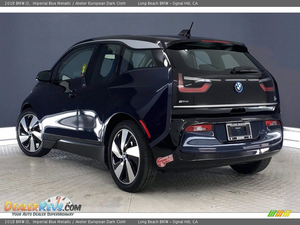 2018 BMW i3 Imperial Blue Metallic / Atelier European Dark Cloth Photo #10