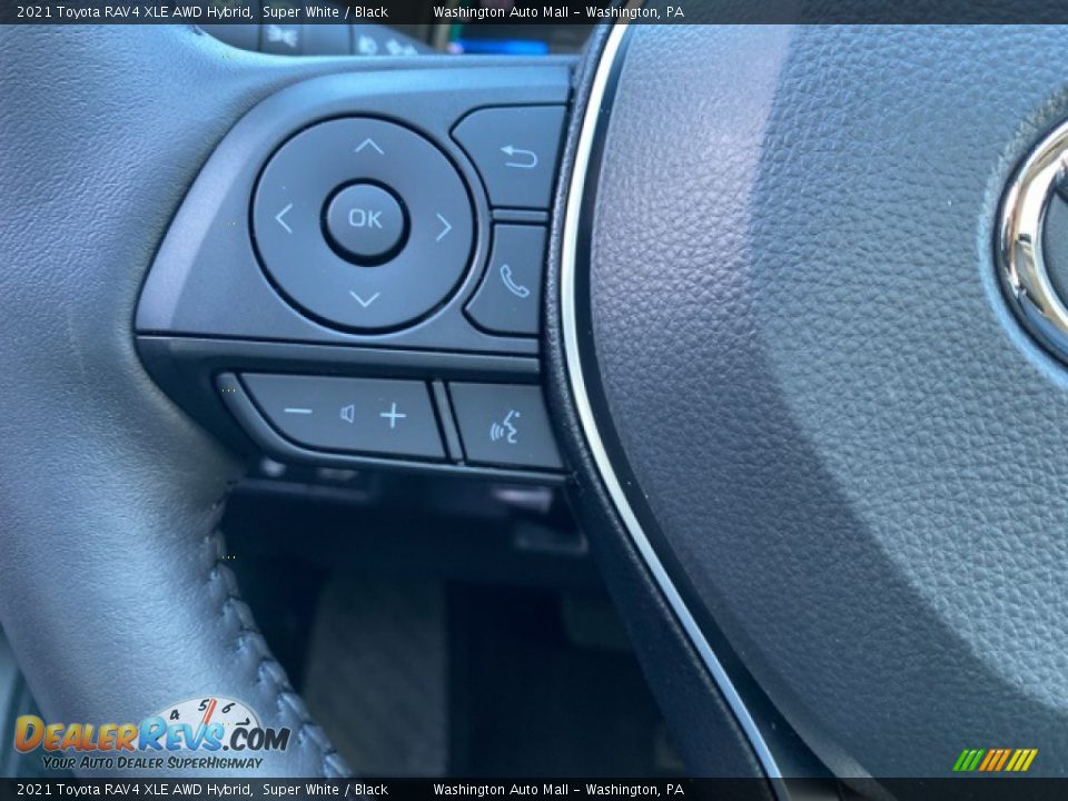 2021 Toyota RAV4 XLE AWD Hybrid Steering Wheel Photo #6