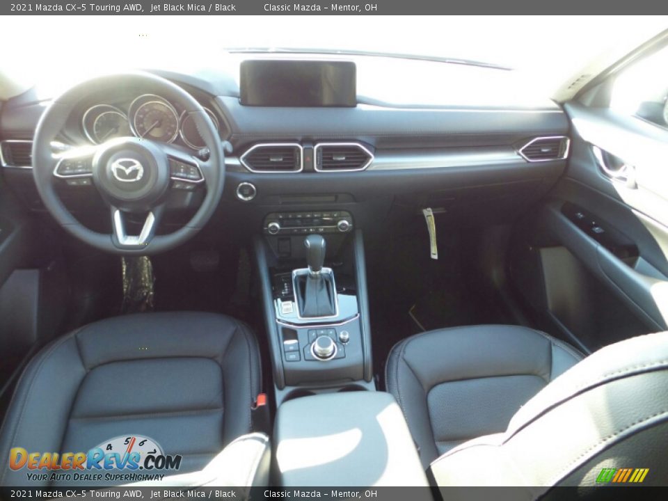 2021 Mazda CX-5 Touring AWD Jet Black Mica / Black Photo #5