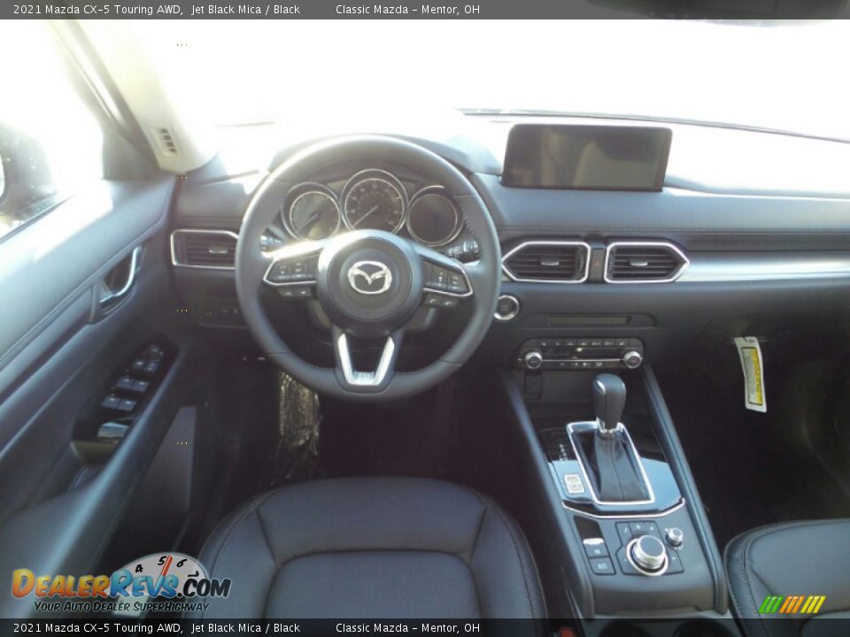 2021 Mazda CX-5 Touring AWD Jet Black Mica / Black Photo #6