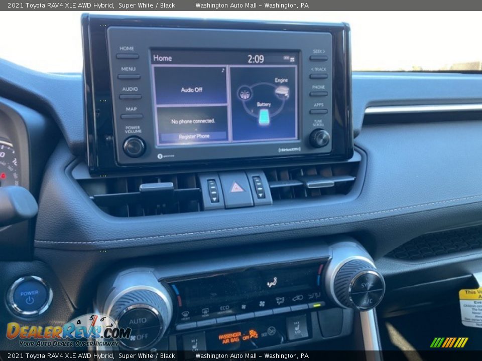 Controls of 2021 Toyota RAV4 XLE AWD Hybrid Photo #8