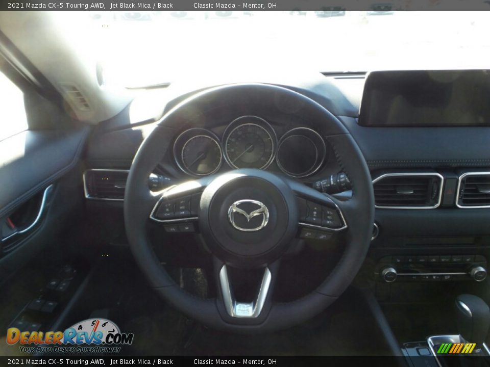 2021 Mazda CX-5 Touring AWD Jet Black Mica / Black Photo #7
