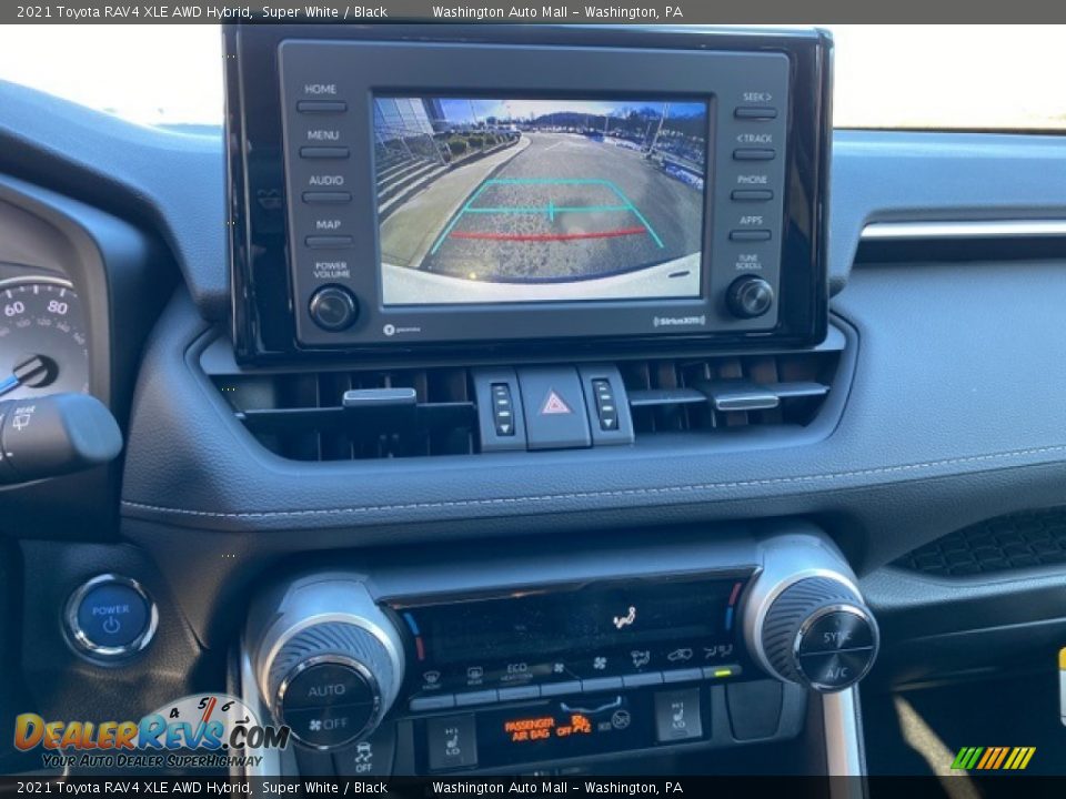 Controls of 2021 Toyota RAV4 XLE AWD Hybrid Photo #9