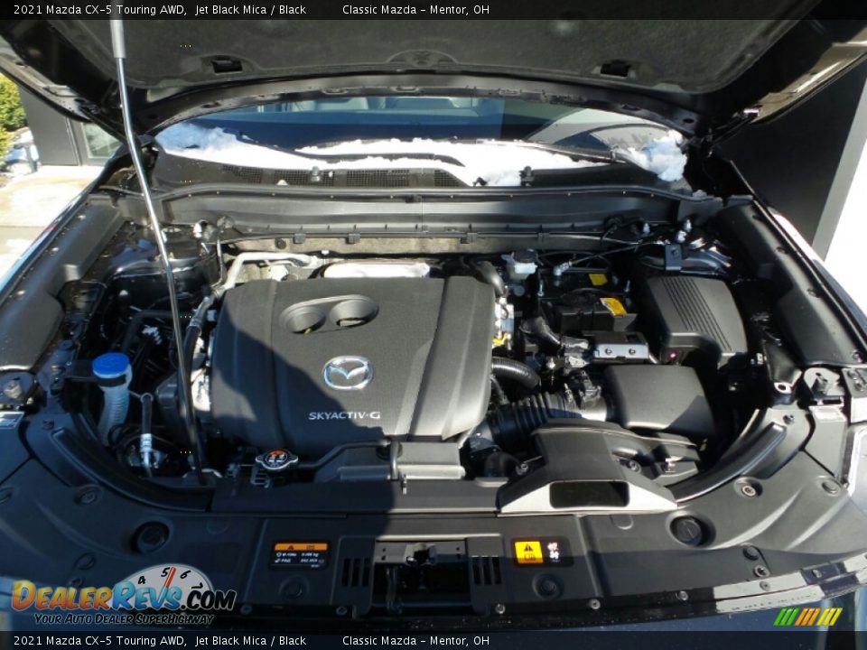 2021 Mazda CX-5 Touring AWD Jet Black Mica / Black Photo #8