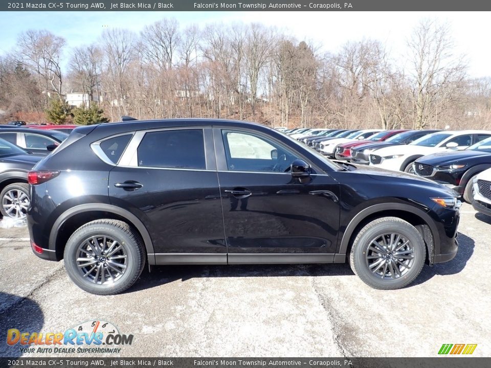 2021 Mazda CX-5 Touring AWD Jet Black Mica / Black Photo #1