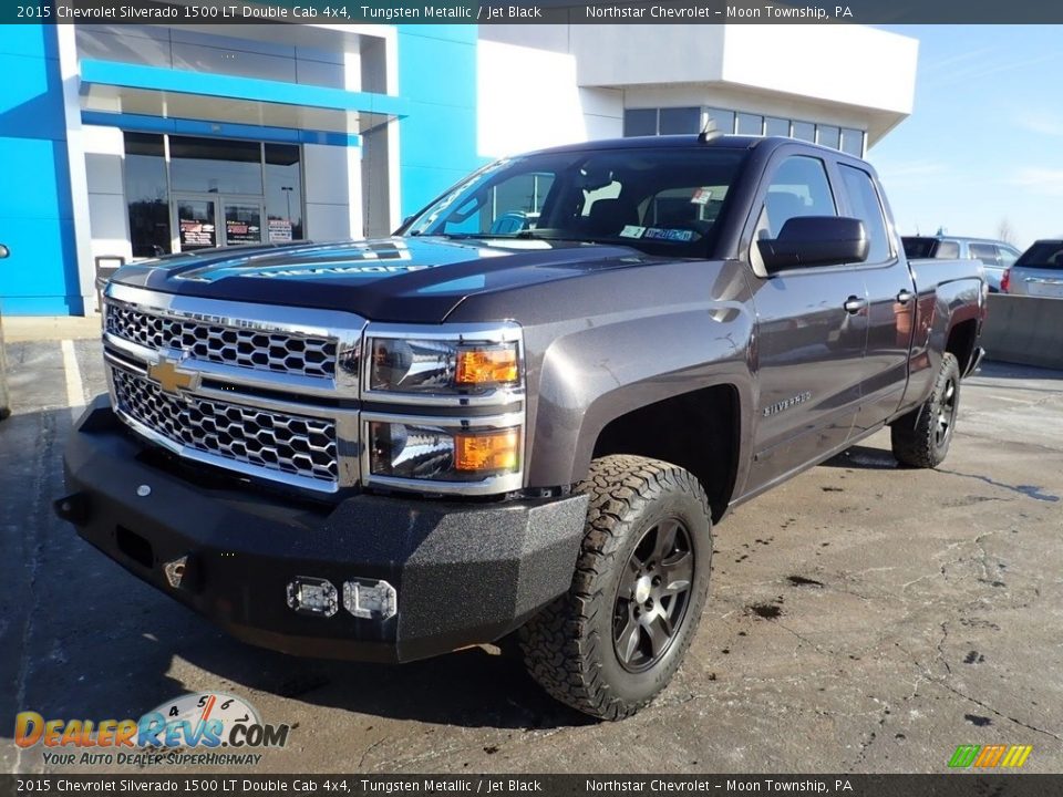 2015 Chevrolet Silverado 1500 LT Double Cab 4x4 Tungsten Metallic / Jet Black Photo #2