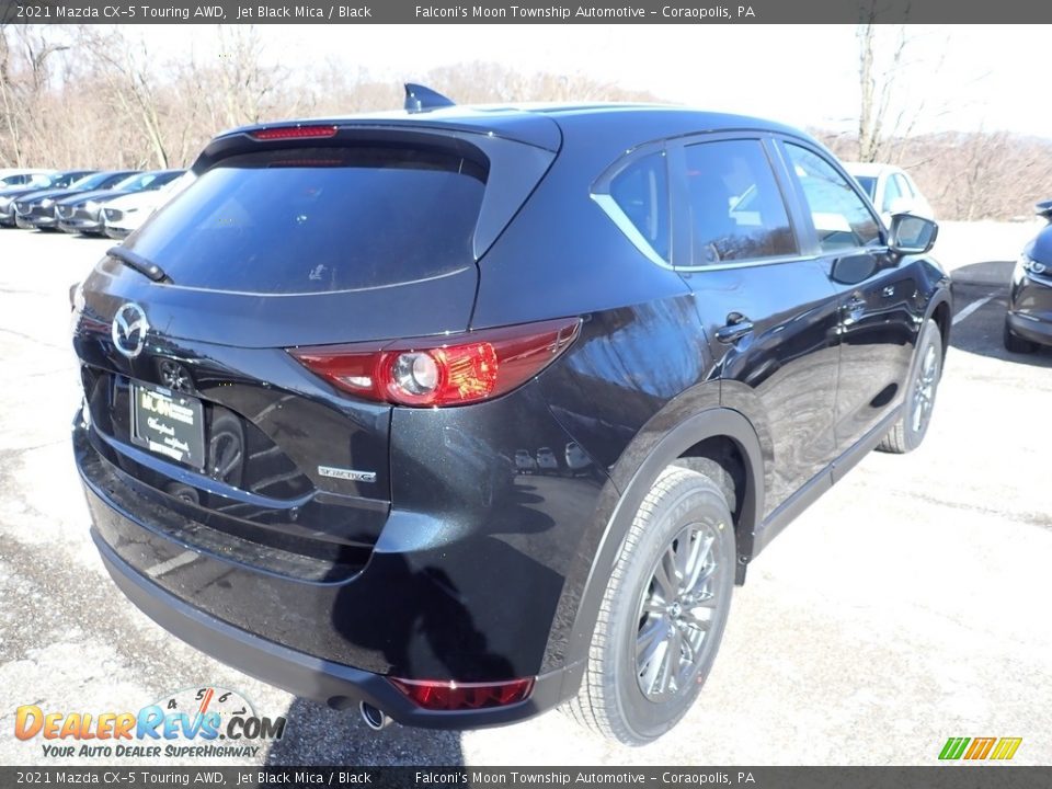 2021 Mazda CX-5 Touring AWD Jet Black Mica / Black Photo #2