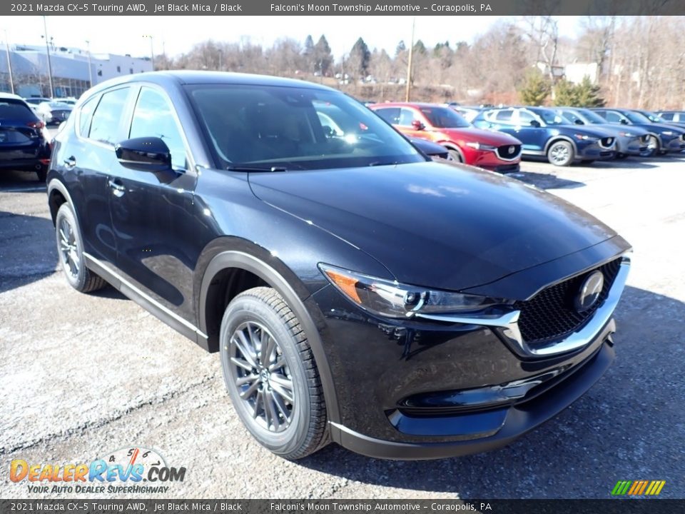 2021 Mazda CX-5 Touring AWD Jet Black Mica / Black Photo #3