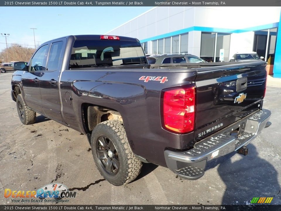 2015 Chevrolet Silverado 1500 LT Double Cab 4x4 Tungsten Metallic / Jet Black Photo #4