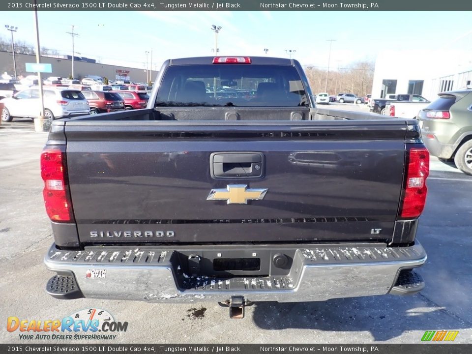 2015 Chevrolet Silverado 1500 LT Double Cab 4x4 Tungsten Metallic / Jet Black Photo #6