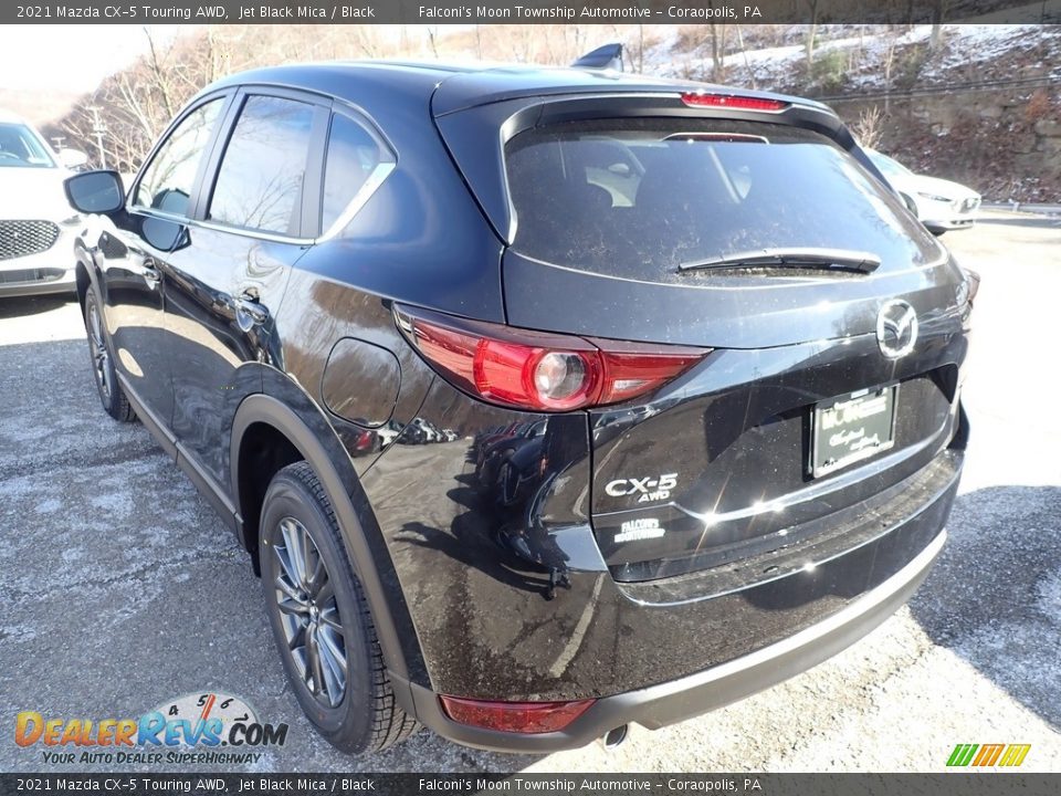 2021 Mazda CX-5 Touring AWD Jet Black Mica / Black Photo #6