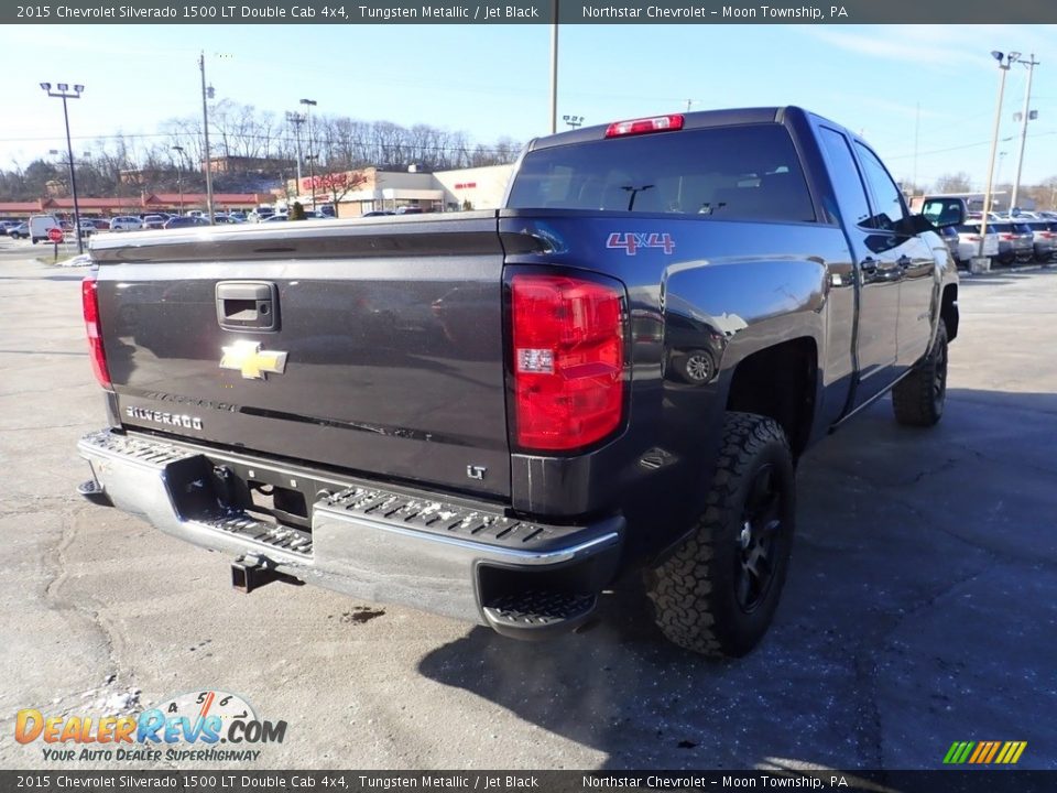 2015 Chevrolet Silverado 1500 LT Double Cab 4x4 Tungsten Metallic / Jet Black Photo #7