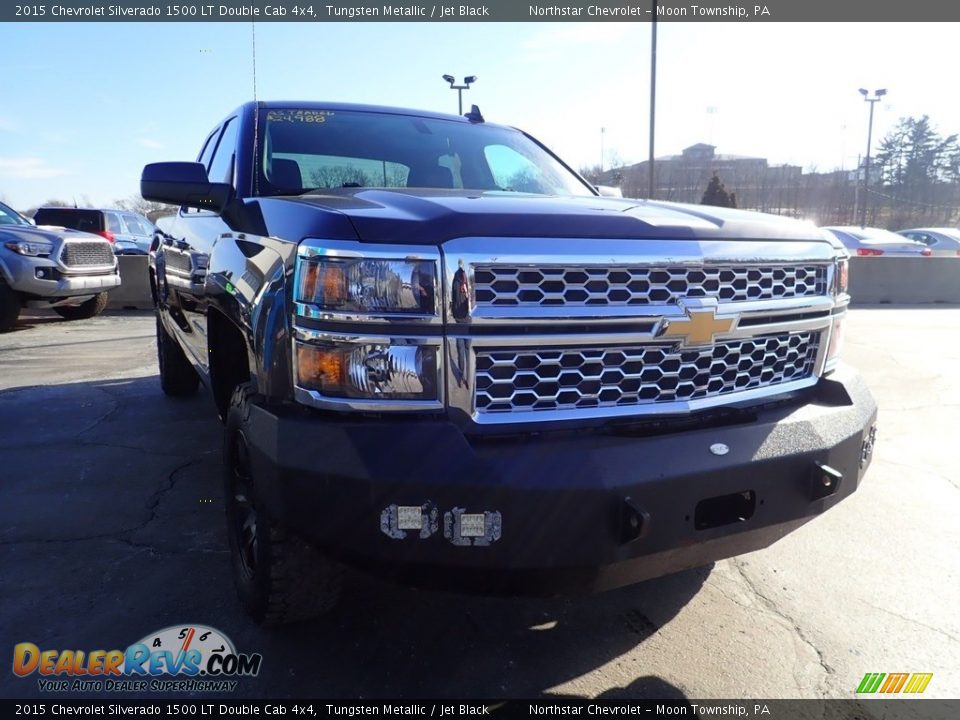 2015 Chevrolet Silverado 1500 LT Double Cab 4x4 Tungsten Metallic / Jet Black Photo #10