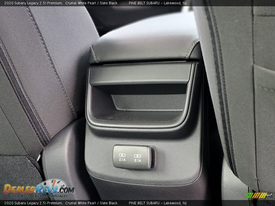 2020 Subaru Legacy 2.5i Premium Crystal White Pearl / Slate Black Photo #9