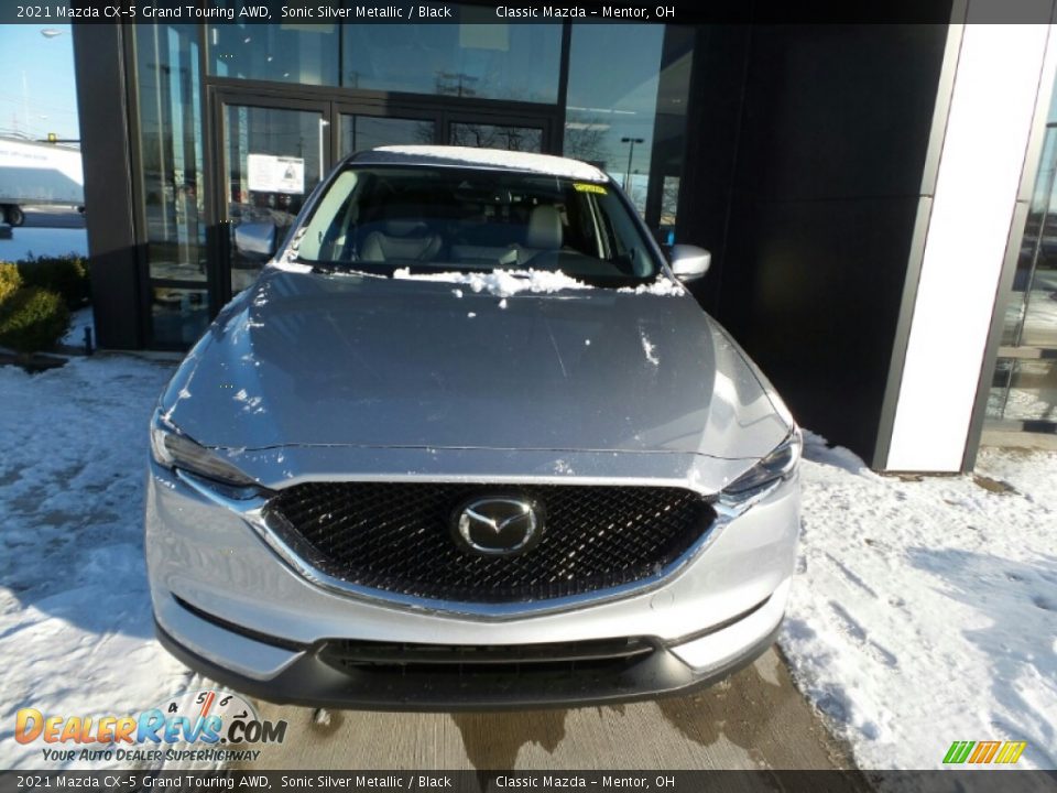 2021 Mazda CX-5 Grand Touring AWD Sonic Silver Metallic / Black Photo #2