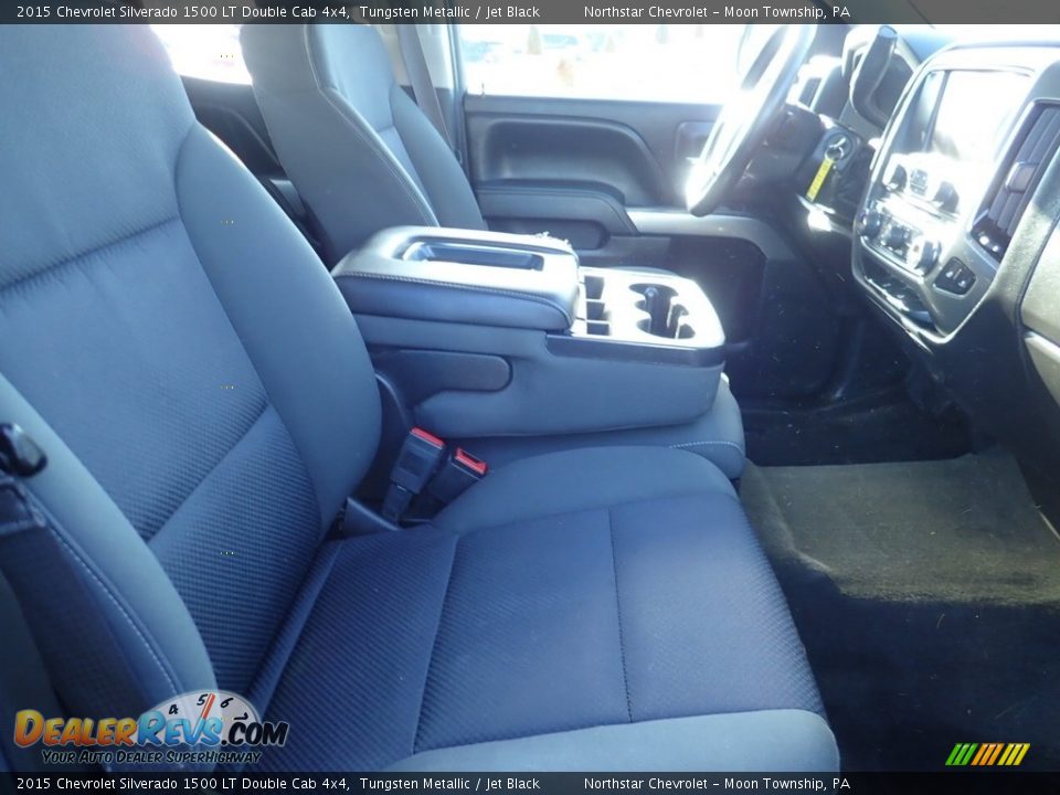 2015 Chevrolet Silverado 1500 LT Double Cab 4x4 Tungsten Metallic / Jet Black Photo #13