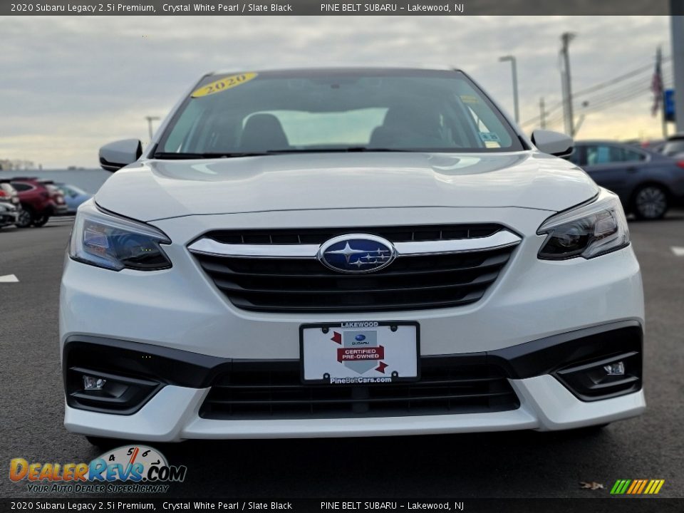 2020 Subaru Legacy 2.5i Premium Crystal White Pearl / Slate Black Photo #12
