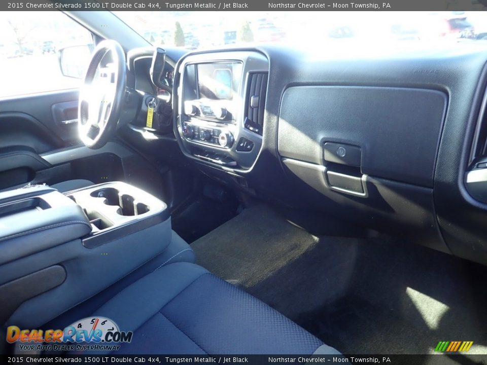 2015 Chevrolet Silverado 1500 LT Double Cab 4x4 Tungsten Metallic / Jet Black Photo #14