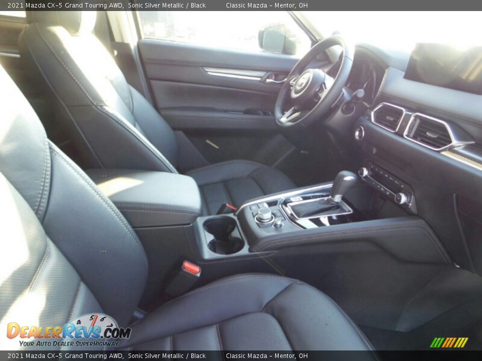 2021 Mazda CX-5 Grand Touring AWD Sonic Silver Metallic / Black Photo #4
