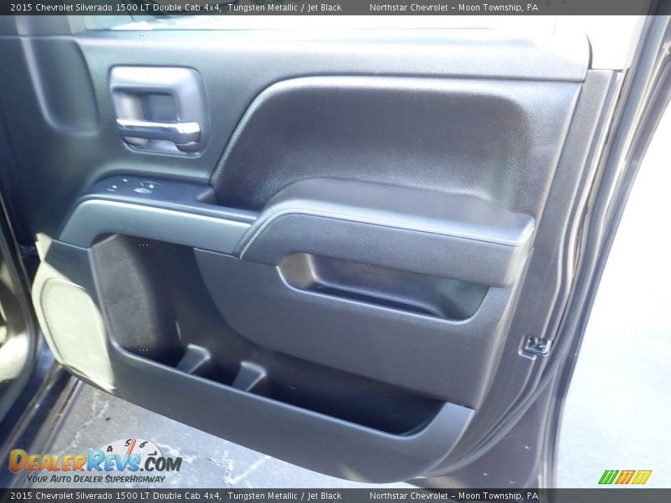 2015 Chevrolet Silverado 1500 LT Double Cab 4x4 Tungsten Metallic / Jet Black Photo #15