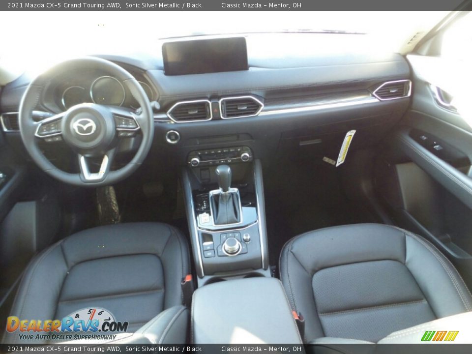 2021 Mazda CX-5 Grand Touring AWD Sonic Silver Metallic / Black Photo #5