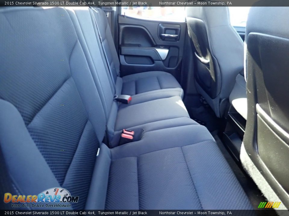 2015 Chevrolet Silverado 1500 LT Double Cab 4x4 Tungsten Metallic / Jet Black Photo #16