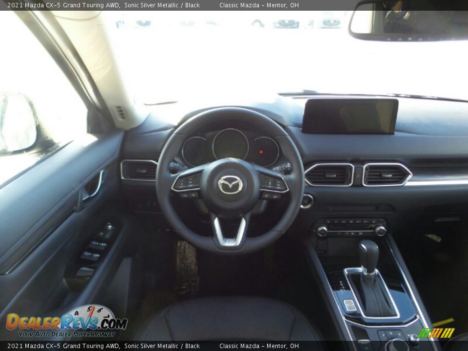 2021 Mazda CX-5 Grand Touring AWD Sonic Silver Metallic / Black Photo #6