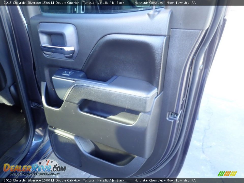 2015 Chevrolet Silverado 1500 LT Double Cab 4x4 Tungsten Metallic / Jet Black Photo #17