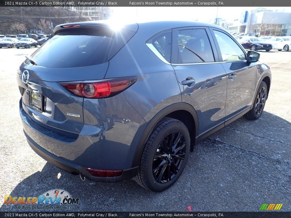 2021 Mazda CX-5 Carbon Edition AWD Polymetal Gray / Black Photo #2