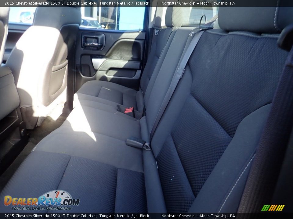 2015 Chevrolet Silverado 1500 LT Double Cab 4x4 Tungsten Metallic / Jet Black Photo #19