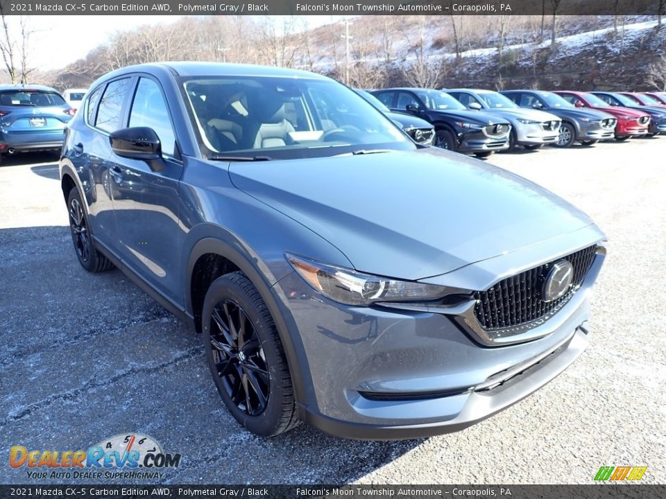 2021 Mazda CX-5 Carbon Edition AWD Polymetal Gray / Black Photo #3