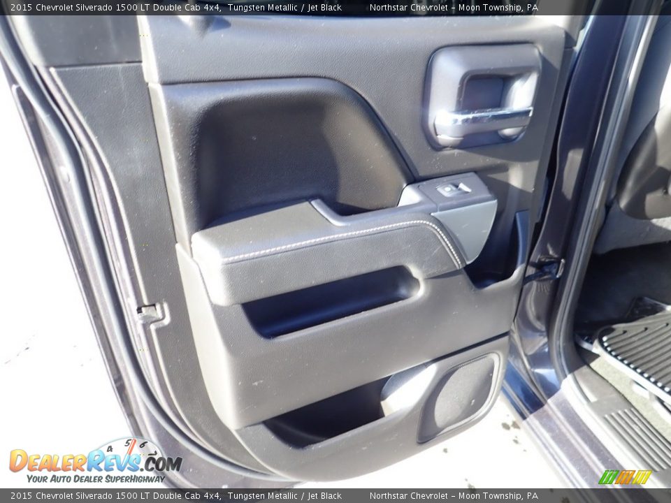 2015 Chevrolet Silverado 1500 LT Double Cab 4x4 Tungsten Metallic / Jet Black Photo #21