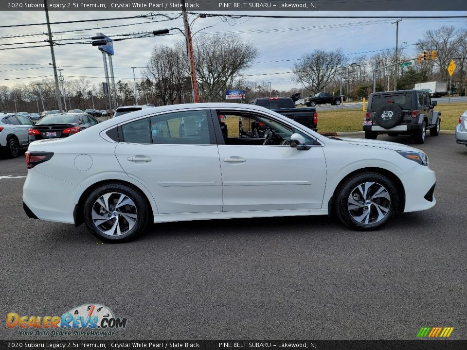 2020 Subaru Legacy 2.5i Premium Crystal White Pearl / Slate Black Photo #20