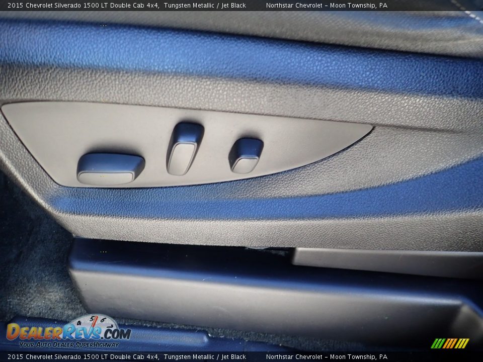 2015 Chevrolet Silverado 1500 LT Double Cab 4x4 Tungsten Metallic / Jet Black Photo #23