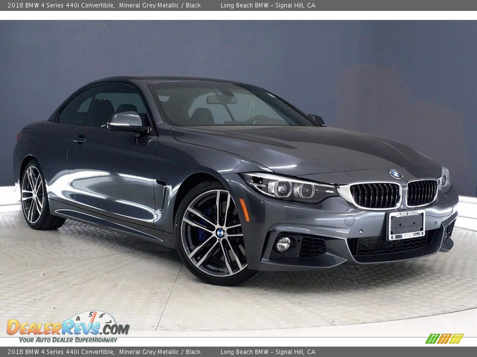 2018 BMW 4 Series 440i Convertible Mineral Grey Metallic / Black Photo #1