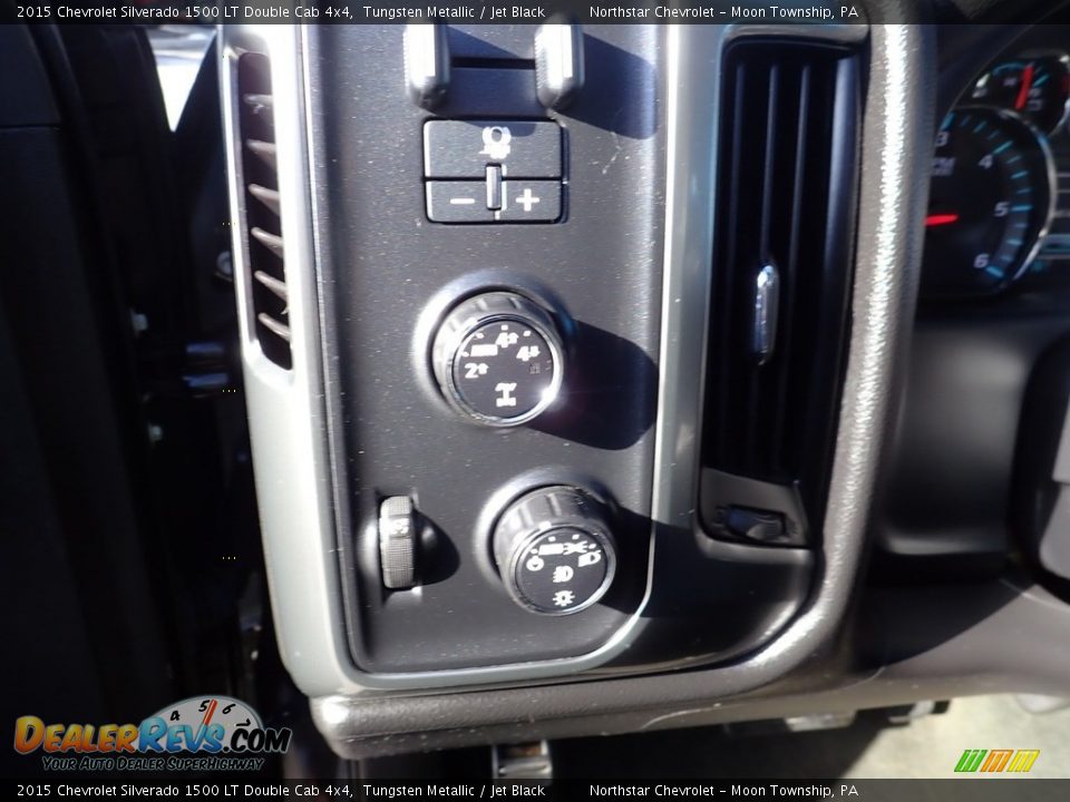 2015 Chevrolet Silverado 1500 LT Double Cab 4x4 Tungsten Metallic / Jet Black Photo #24