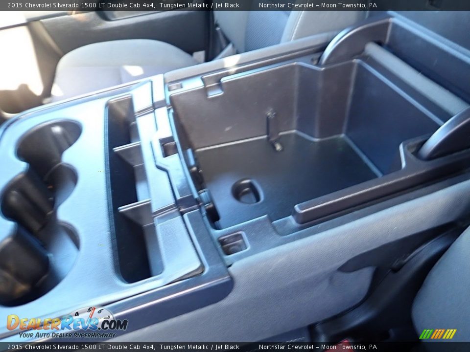 2015 Chevrolet Silverado 1500 LT Double Cab 4x4 Tungsten Metallic / Jet Black Photo #26