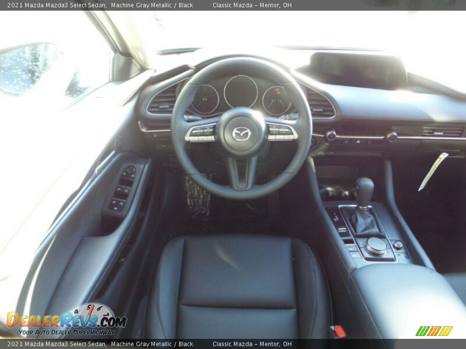2021 Mazda Mazda3 Select Sedan Machine Gray Metallic / Black Photo #6