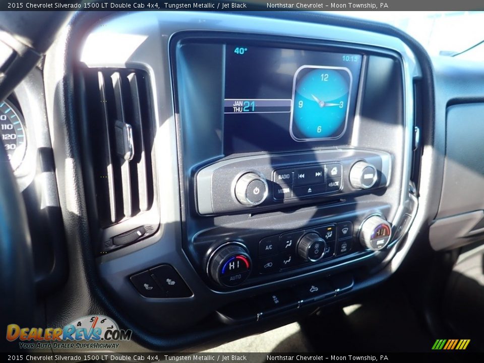 2015 Chevrolet Silverado 1500 LT Double Cab 4x4 Tungsten Metallic / Jet Black Photo #27