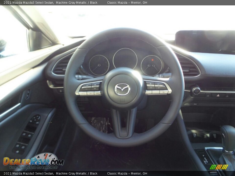 2021 Mazda Mazda3 Select Sedan Machine Gray Metallic / Black Photo #7