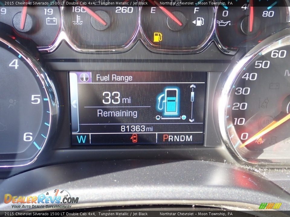 2015 Chevrolet Silverado 1500 LT Double Cab 4x4 Tungsten Metallic / Jet Black Photo #29